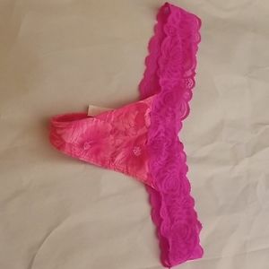 Pink victoria's secret thong